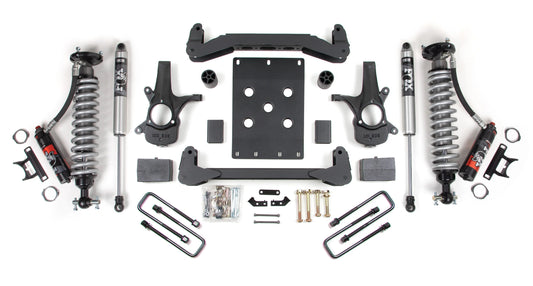 BDS 2007-2013 CHEVY,GMC 1500 2WD 4" LIFT BLOCK KIT WITH FOX 2.0 SHOCKS
