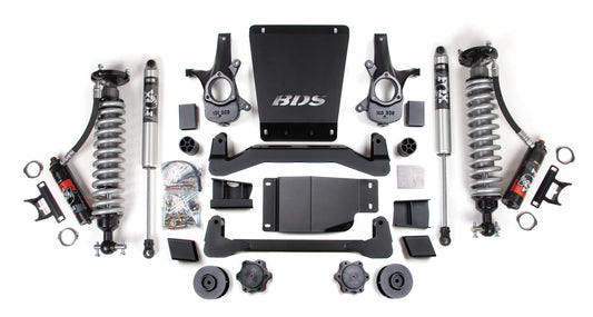 BDS 07-14 TAHOE,YUKON,SUBURBAN 4WD,4" LIFT,2" REAR,WITH FOX 2.5 PERFORM ELITE