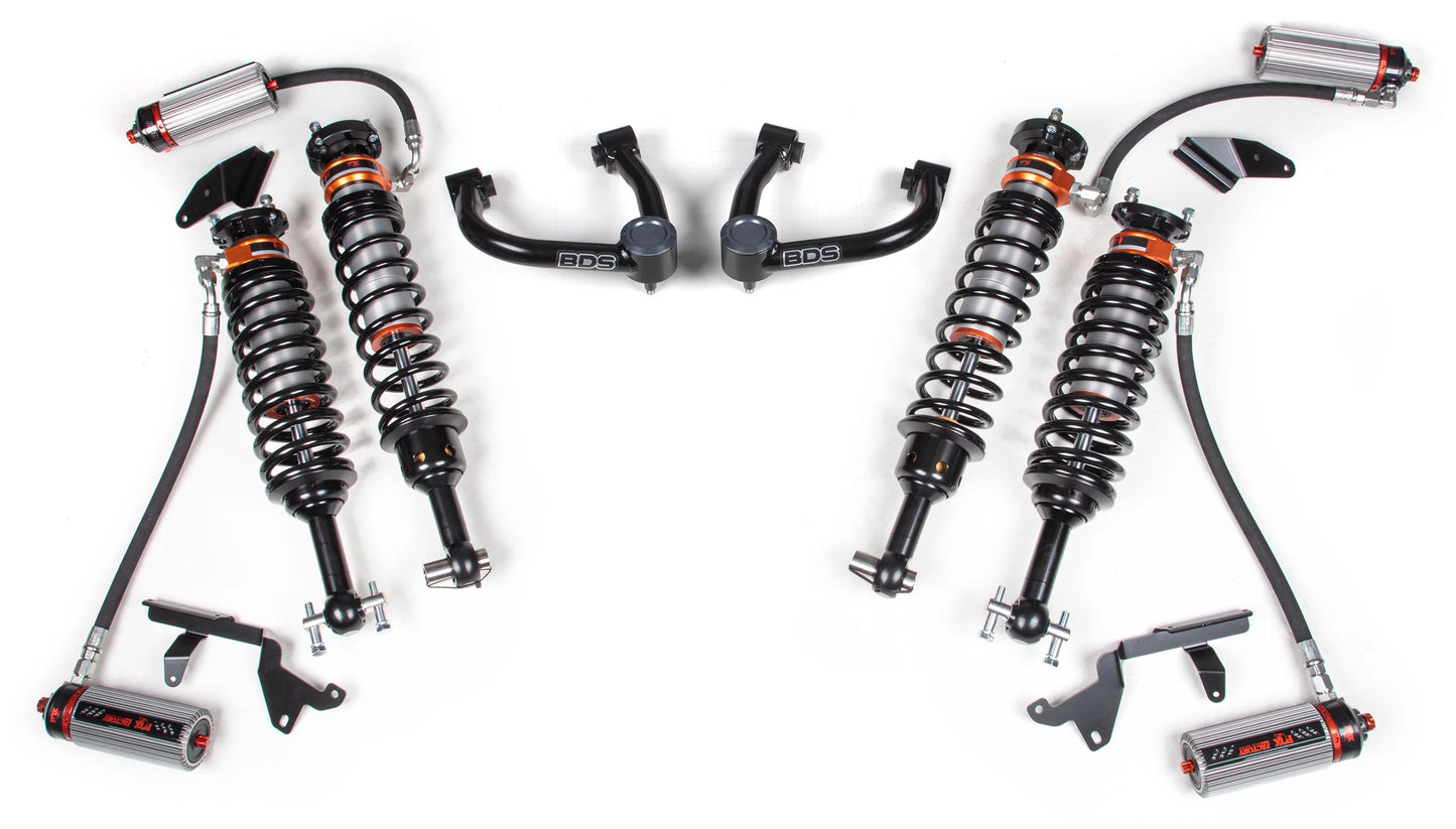 BDS 2021-2025 FORD BRONCO,3" LIFT KIT,UNIBALL CONTROL ARM,FOX 3.0 RACE COILOVERS