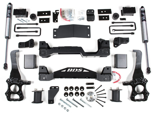 BDS 2015-2020 FORD F150 4WD,4" LIFT,3" BLOCK,FOX 2.0 SHOCKS