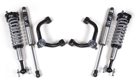 BDS 2021-2026 FORD F150 4WD,2" LEVELING KIT,NO UCA SENSOR,FOX 2.0 COILOVERS