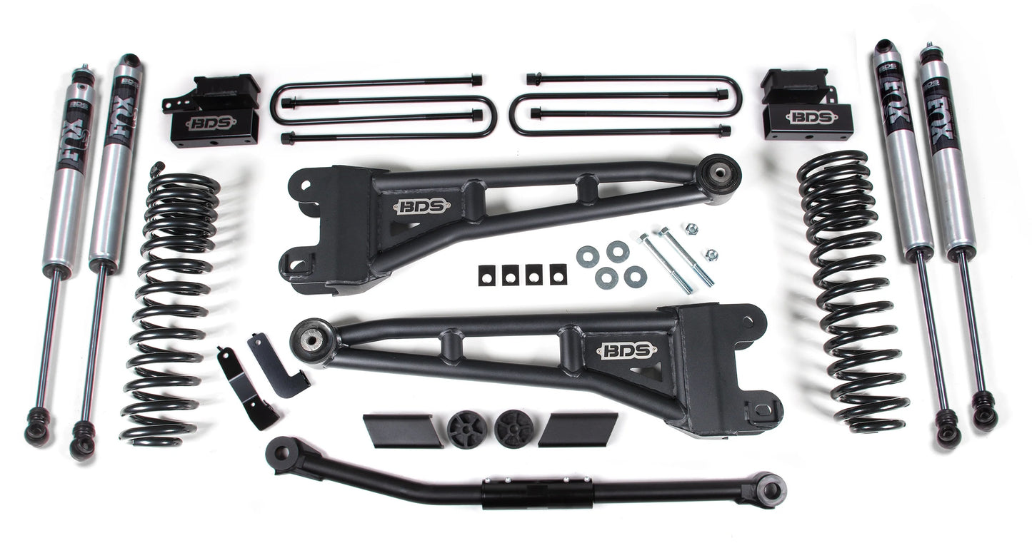 BDS 2020-2022 FORD F450 4WD,2.5" RADIUS LIFT,BLOCK,FOX 2.0 SHOCKS