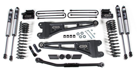 BDS 2020-2022 FORD F450 4WD,2.5" RADIUS LIFT,BLOCK,FOX 2.0 SHOCKS
