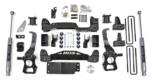BDS 2014 FORD F150 4WD,4" LIFT KIT,CROSSMEMBER,2" BLOCK,NITRO SHOCKS