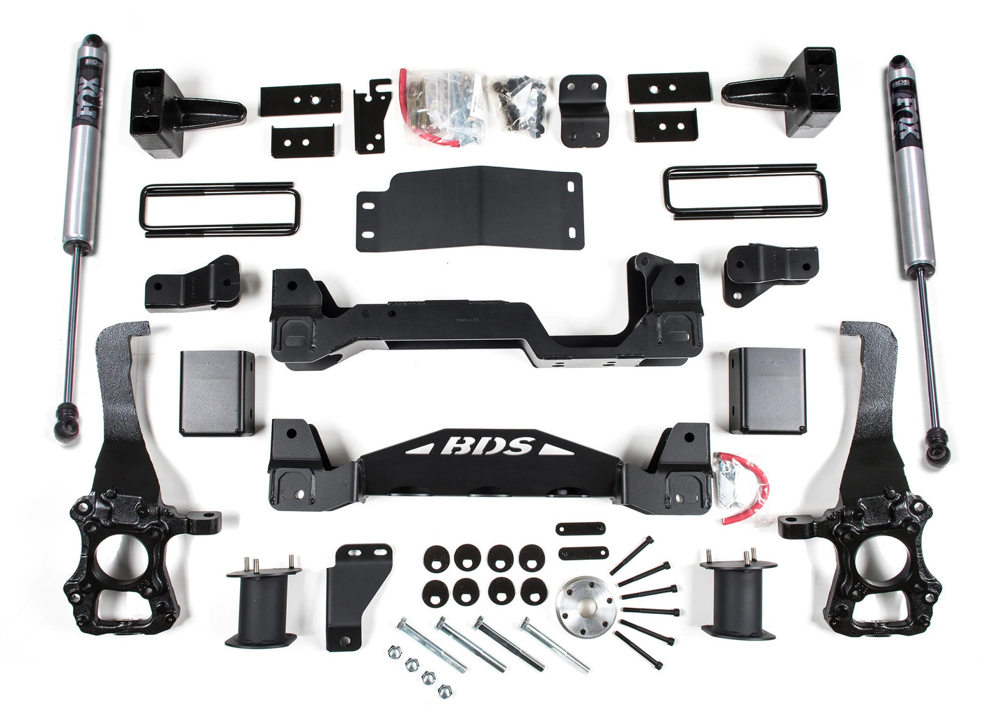 BDS 2014 FORD F150 4WD,6" LIFT KIT,CROSSMEMBER,4" BLOCK,FOX 2.0 SHOCKS
