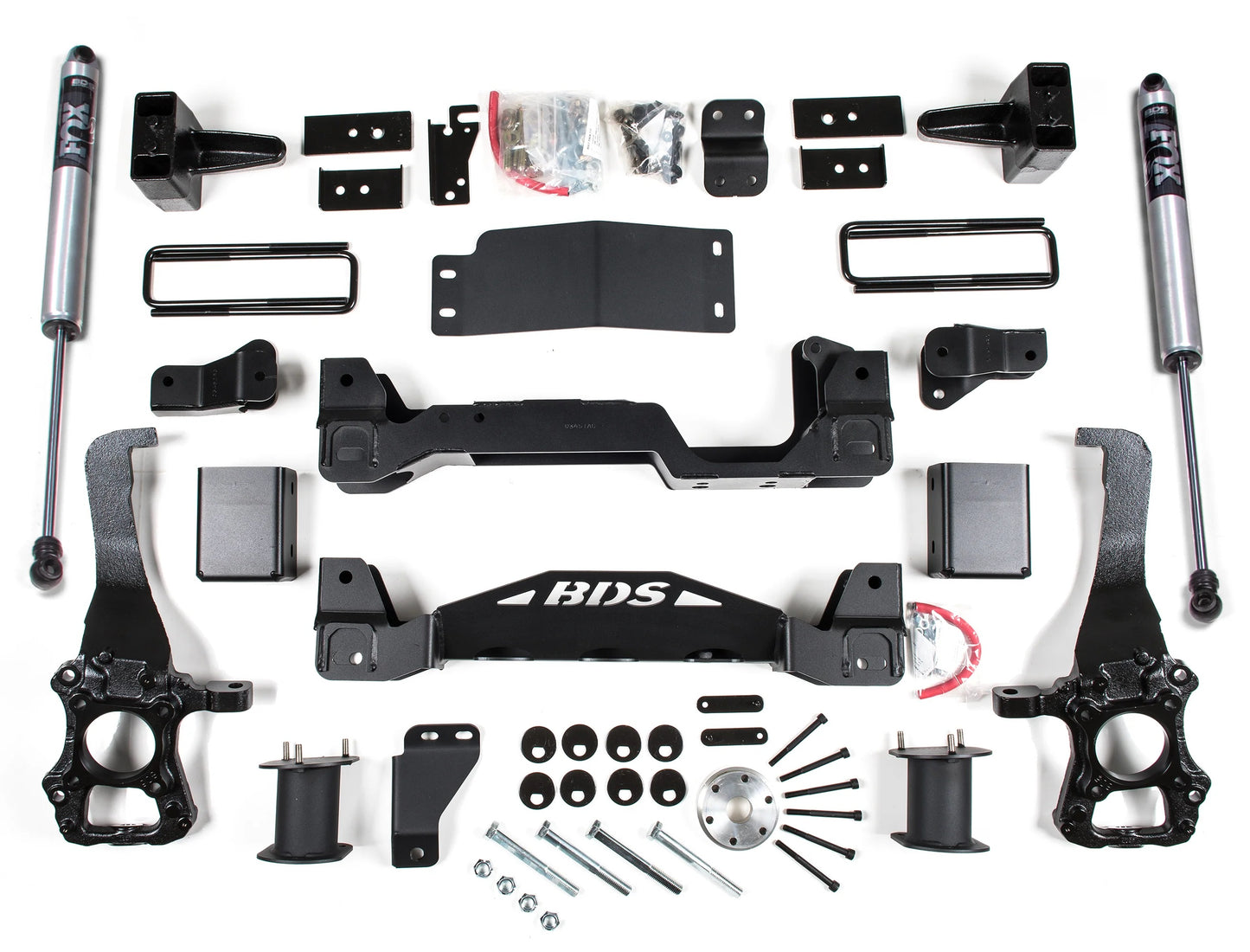 BDS 2015-2020 FORD F150 4WD,6" LIFT KIT,CROSSMEMBER,4" BLOCK,FOX 2.0 SHOCKS