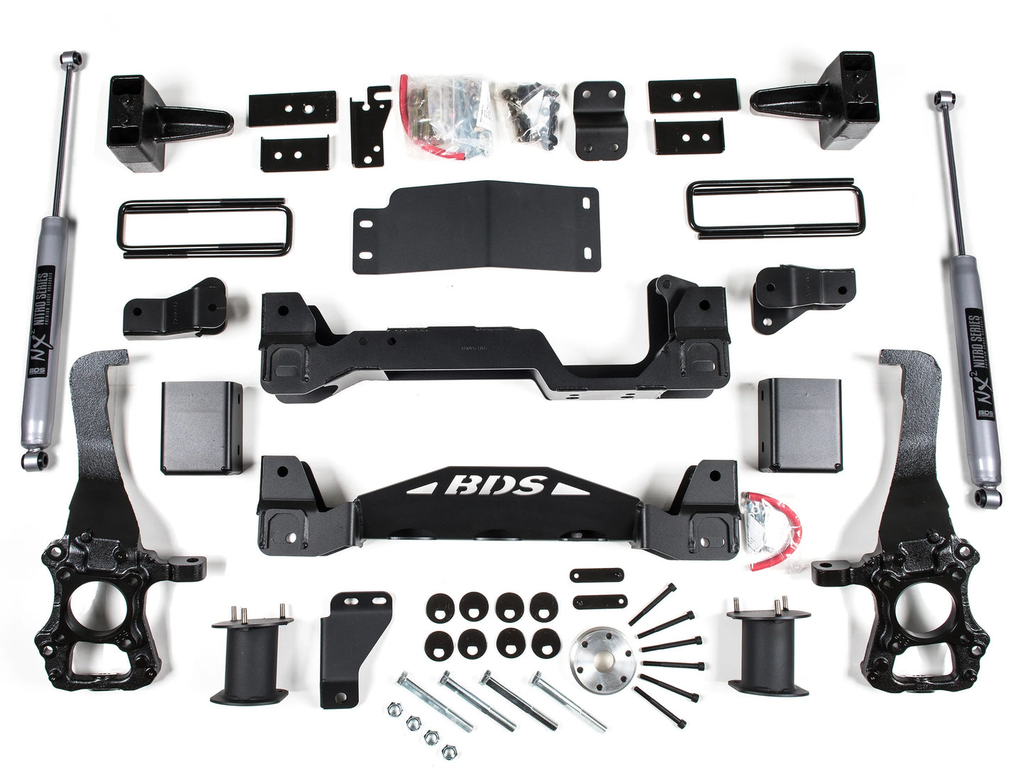 BDS 2015-2020 FORD F150 4WD,6" LIFT KIT,CROSSMEMBER,4" BLOCK,NITRO SHOCKS