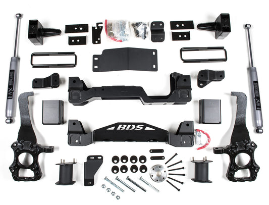 BDS 2015-2020 FORD F150 4WD,6" LIFT KIT,CROSSMEMBER,4" BLOCK,NITRO SHOCKS