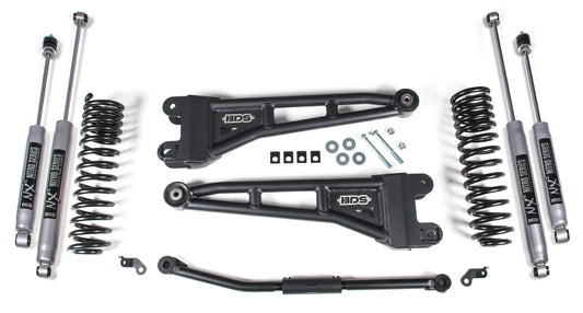 BDS 2011-2016 FORD F250,F350 4WD,DIESEL,2.5" RADIUS LIFT,NO BLOCK,NITRO SHOCKS