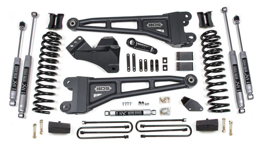 BDS 2005-2007 FORD F250,F350 4WD,DIESEL,4" RADIUS LIFT,NO OVERLOAD,BLOCK,NITRO