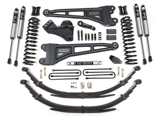 BDS 2005-2007 FORD F250,F350 4WD,DIESEL,4" RADIUS LIFT,LEAFS,FOX 2.0 SHOCKS