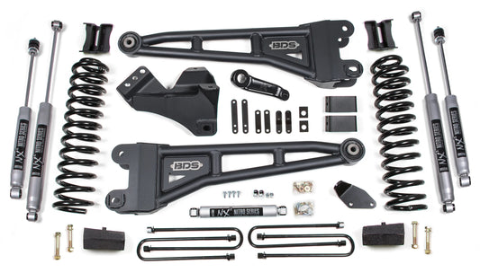 BDS 2005-2007 FORD F250,F350 4WD,GAS,4" RADIUS LIFT,OVERLOAD,BLOCK,NITRO