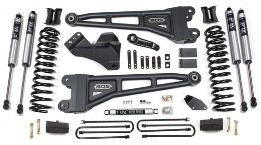 BDS 2008-2010 FORD F250,F350 4WD,DIESEL,4" RADIUS LIFT,OVERLOAD,BLOCK,FOX 2.0
