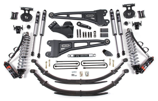 BDS 2008-2010 FORD F250,F350 4WD,DIESEL,4" RADIUS LIFT,LEAF SPRINGS,FOX 2.5