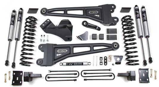 BDS 2005-2007 FORD F250,F350 4WD,DIESEL,6" RADIUS LIFT,NO OVERLOAD,BLOCK,FOX 2.0