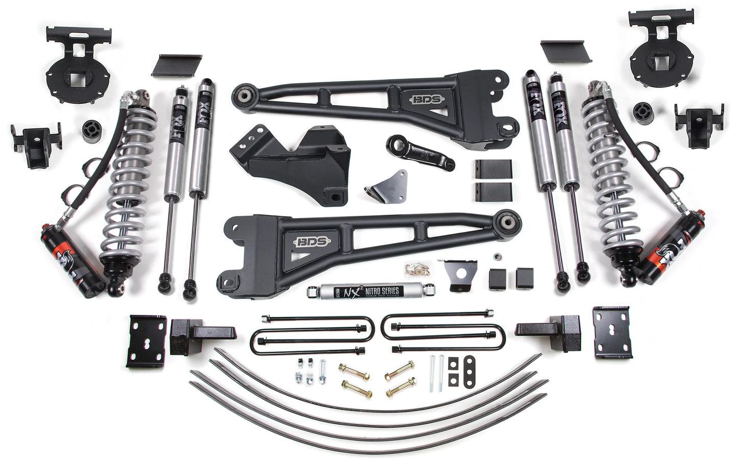 BDS 2005-2007 FORD F250,F350 4WD,DIESEL,6" RADIUS LIFT,NO OVERLOAD,ADD LEAF,2.5