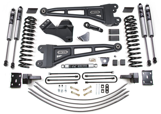 BDS 2005-2007 FORD F250,F350 4WD,DIESEL,6" RADIUS LIFT,NO OVERLOAD,ADD LEAF,2.0