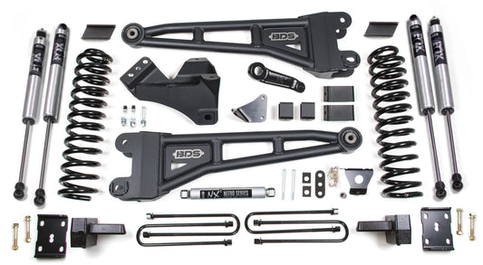 BDS 2005-2007 FORD F250,F350 4WD,DIESEL,6" RADIUS LIFT,OVERLOAD,BLOCK,FOX 2.0