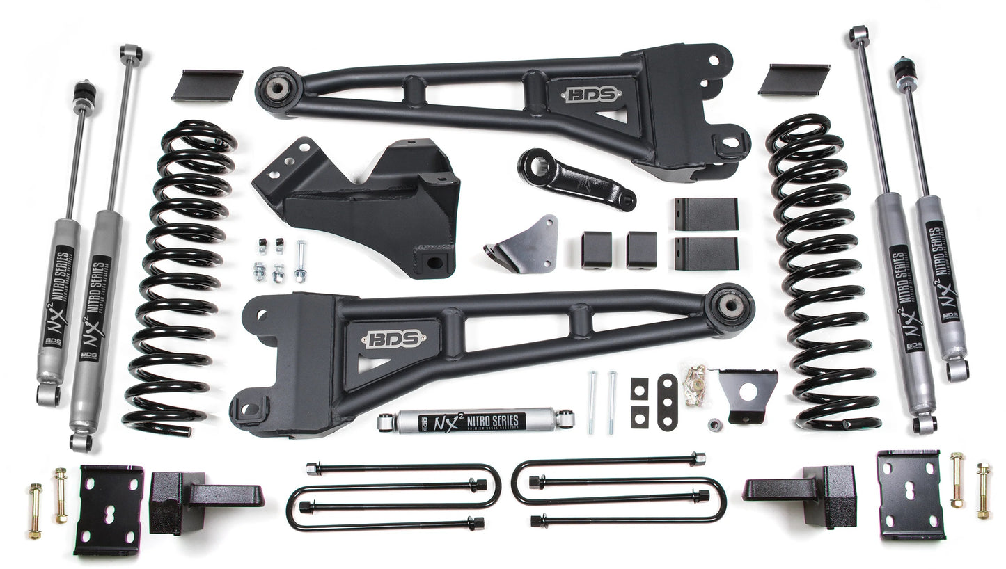 BDS 2005-2007 FORD F250,F350 4WD,DIESEL,6" RADIUS LIFT,OVERLOAD,BLOCK,NITRO