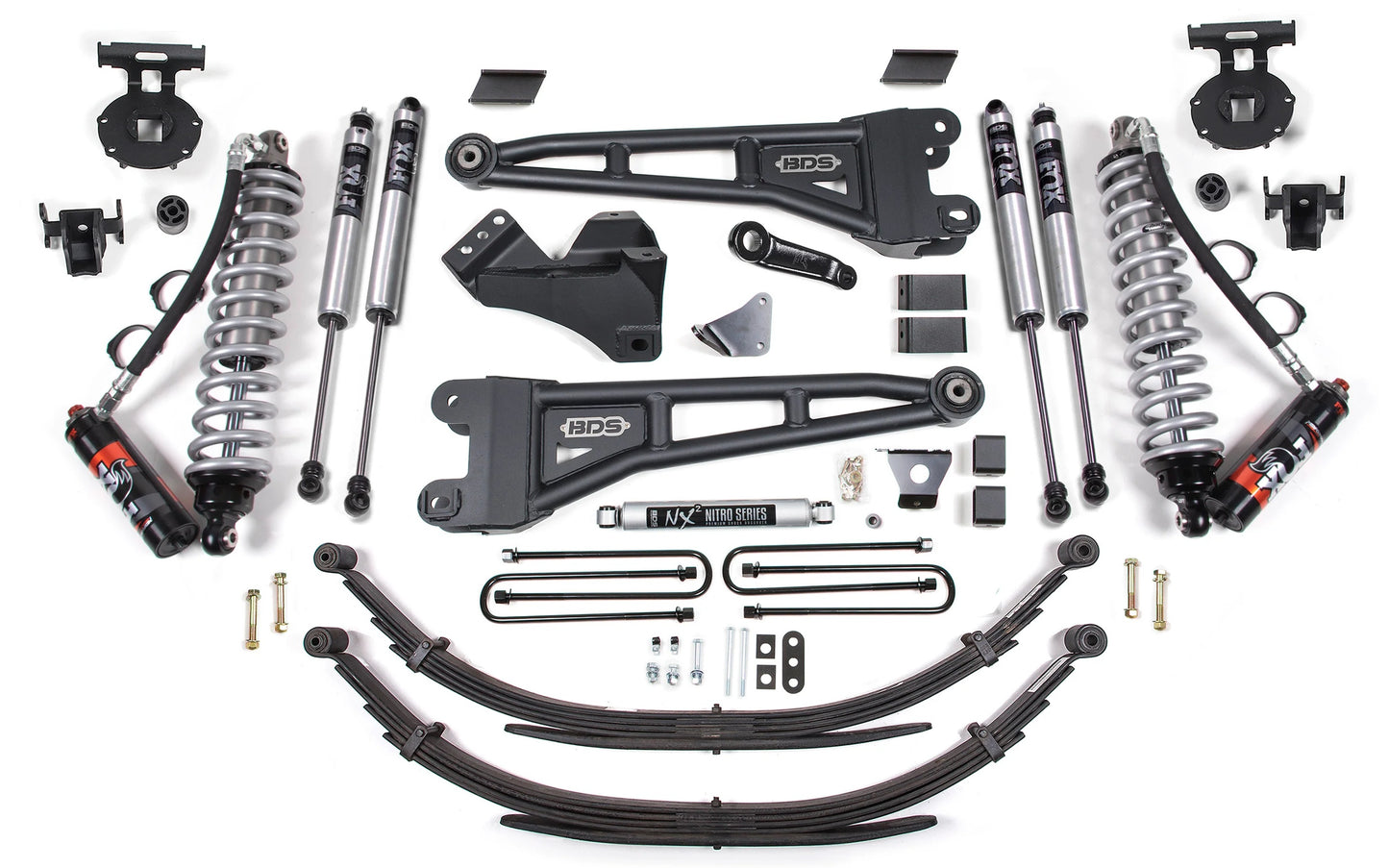 BDS 2005-2007 FORD F250,F350 4WD,DIESEL,6" RADIUS LIFT,LEAF SPRINGS,FOX 2.5