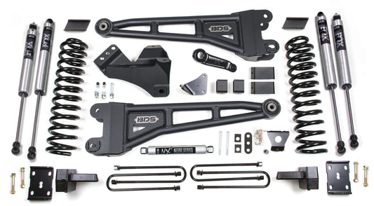 BDS 2005-2007 FORD F250,F350 4WD,GAS,6" RADIUS LIFT,OVERLOAD,BLOCK,FOX 2.0