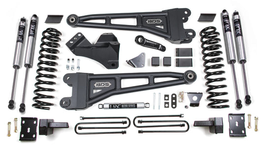 BDS 2008-2010 FORD F250,F350 4WD,DIESEL,6" RADIUS LIFT,NO OVERLOAD,BLOCK,FOX 2.0