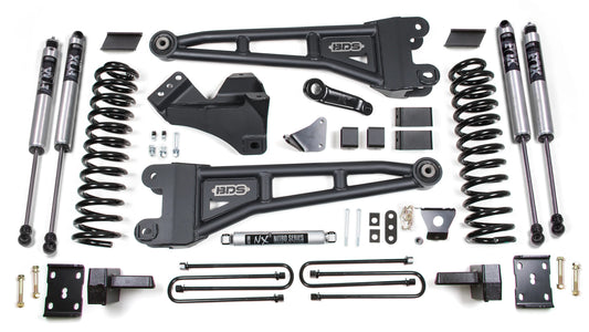BDS 2008-2010 FORD F250,F350 4WD,DIESEL,6" RADIUS LIFT,OVERLOAD,BLOCK,FOX 2.0