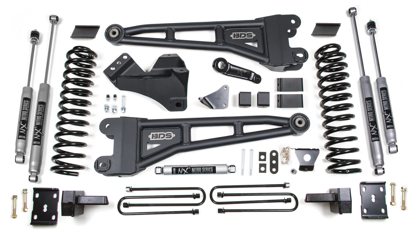 BDS 2008-2010 FORD F250,F350 4WD,GAS,6" RADIUS LIFT,OVERLOAD,BLOCK,NITRO