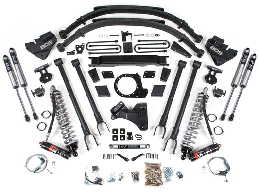 BDS 2020-2022 FORD SUPERDUTY 4WD,DIESEL,9" 4-LINK LIFT KIT,LEAFS,FOX 2.5,FOX 2.0