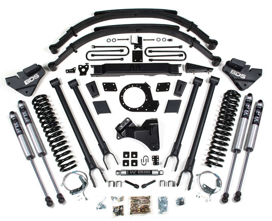 BDS 2020-2022 FORD SUPERDUTY 4WD,DIESEL,9" 4-LINK LIFT KIT,LEAFS,FOX 2.0 SHOCKS