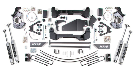 BDS 92-98 TAHOE,YUKON,SUBURBAN,6" LIFT KIT WITH NITRO SHOCKS