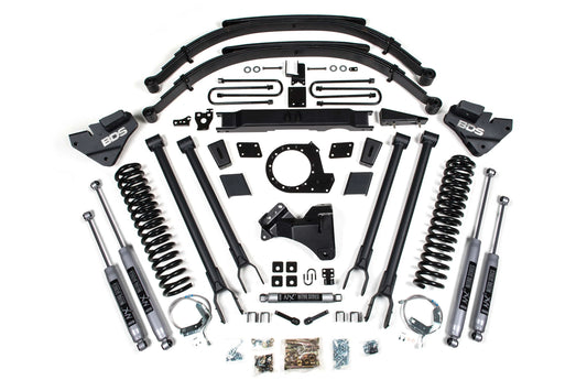 BDS 2020-2022 FORD SUPERDUTY 4WD,GAS,9" 4-LINK LIFT KIT,LEAFS,NITRO SHOCKS