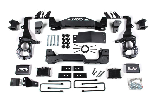 BDS 2021-2026 FORD F150 4WD,GAS,6" LIFT KIT,CCD EQUIPPED,CROSSMEMBER