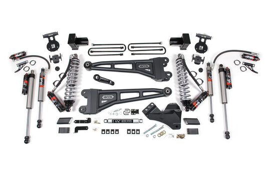 BDS 2017-2019 FORD F250,F350 4WD,DIESEL,4" RADIUS LIFT KIT,5" BLOCK,FOX 2.5