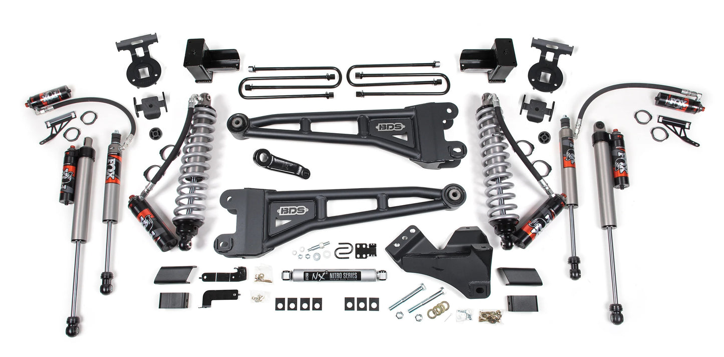BDS 20-22 F-250,F-350 SUPER,DIESEL,4WD,5" RADIUS LIFT,FOX 2.5 COILOVER,FOX 2.5