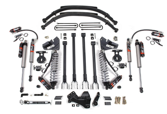BDS 2017-2019 FORD F250,F350 4WD,DIESEL,4" 4-LINK LIFT,LEAF SPRING,FOX 2.5 SHOCK