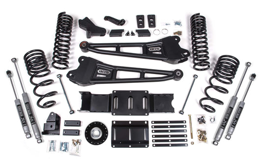 BDS 2025-2027 RAM 2500 DIESEL,4WD,6" RADIUS ARM LIFT KIT,EXTENSION,NITRO SHOCKS