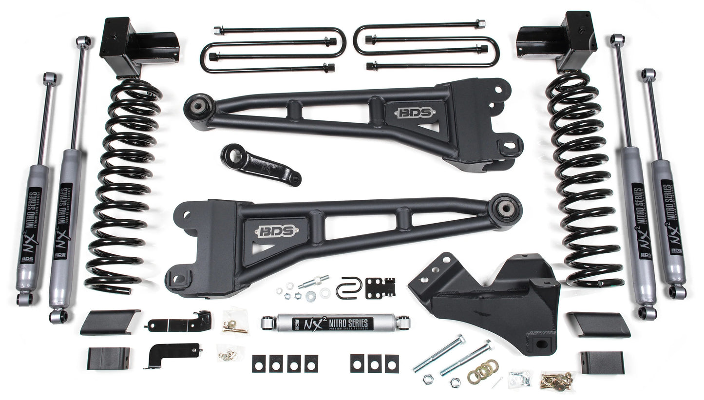 BDS 23-26 FORD F-250,F-350 4WD,GAS,RADIUS 5" LIFT,5" BLOCK,HAS OVERLOAD,NITRO