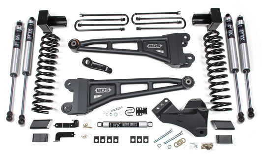 BDS 2023-2025 FORD F-250,F-350 4WD DIESEL 5" RADIUS ARM LIFT,BLOCK W/OVLD,FOX2.5