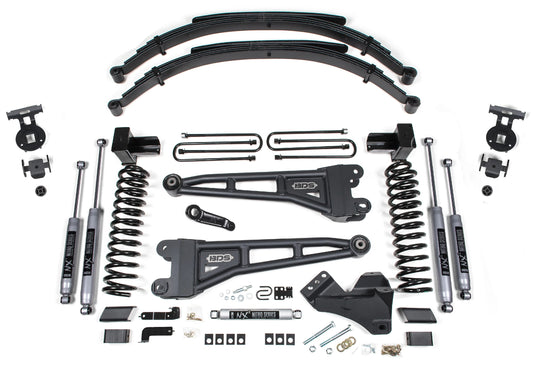 BDS 2023-2026 FORD F-250,F-350 4WD,GAS,RADIUS 5" LIFT,LEAF SPRING,NITRO SHOCKS