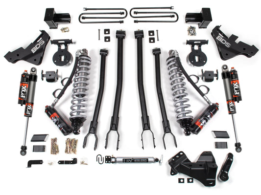 BDS 2023-2025 FORD F-250,F-350 4WD DIESEL DRW 5" LIFT KIT,4-LINK,FOX 2.5 ELITE