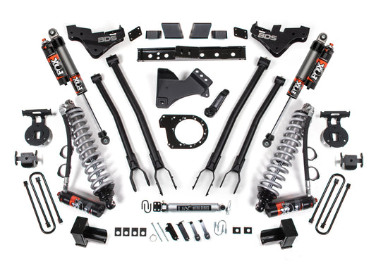 BDS 2023-2025 FORD F-250,F-350 4WD DIESEL DRW 7" LIFT KIT,4-LINK,FOX COILOVERS