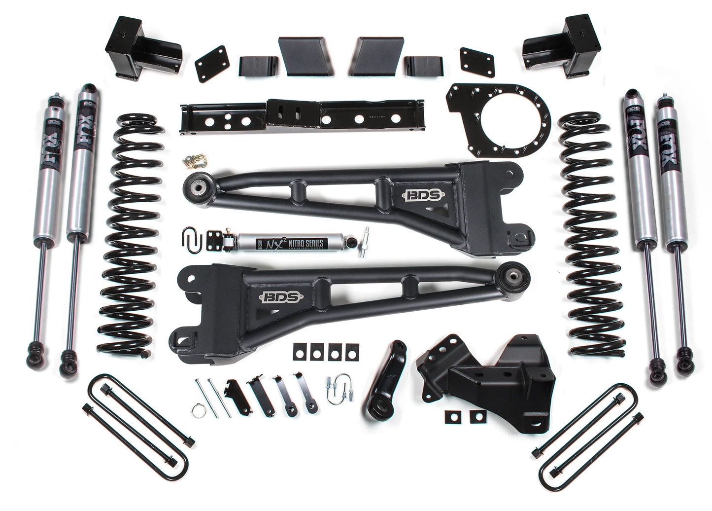 BDS 2023-2026 FORD F-250,F-350 4WD DIESEL 7" RADIUS ARM LIFT,BLOCK,FOX 2.0 SHOCK