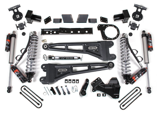 BDS 2023-2026 FORD F-250,F-350 4WD DIESEL 7" RADIUS LIFT,BLOCK,FOX 2.5 COILOVERS