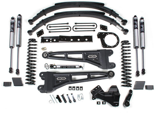 BDS 2023-2026 FORD F-250,F-350 4WD DIESEL 7" RADIUS ARM LIFT,LEAFS,FOX 2.0 SHOCK