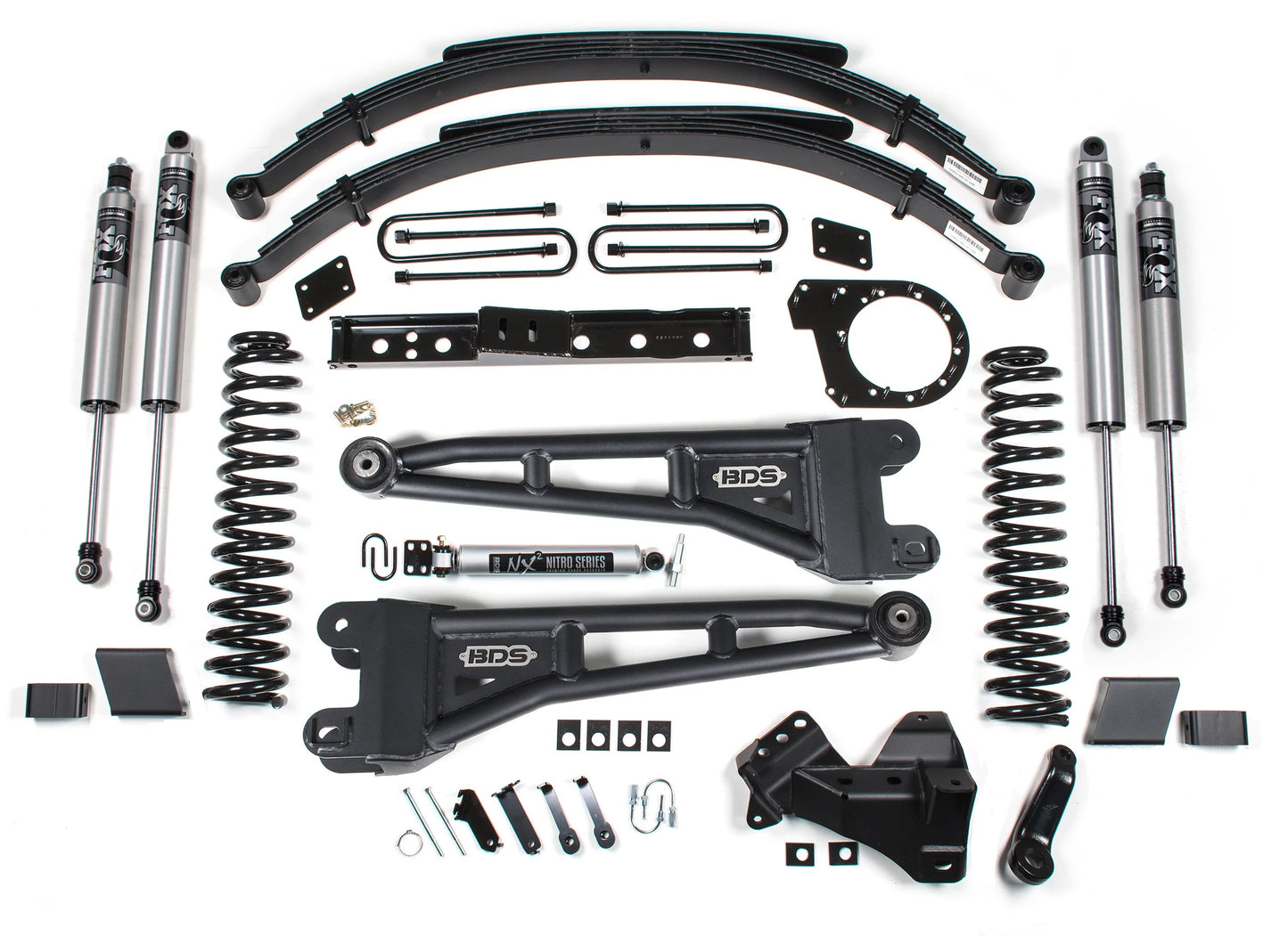 BDS 2023-2026 FORD F-250,F-350 4WD DIESEL 7" RADIUS ARM LIFT,LEAFS,FOX 2.5 HTO
