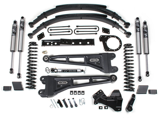 BDS 2023-2026 FORD F-250,F-350 4WD DIESEL 7" RADIUS ARM LIFT,LEAFS,FOX 2.5 HTO