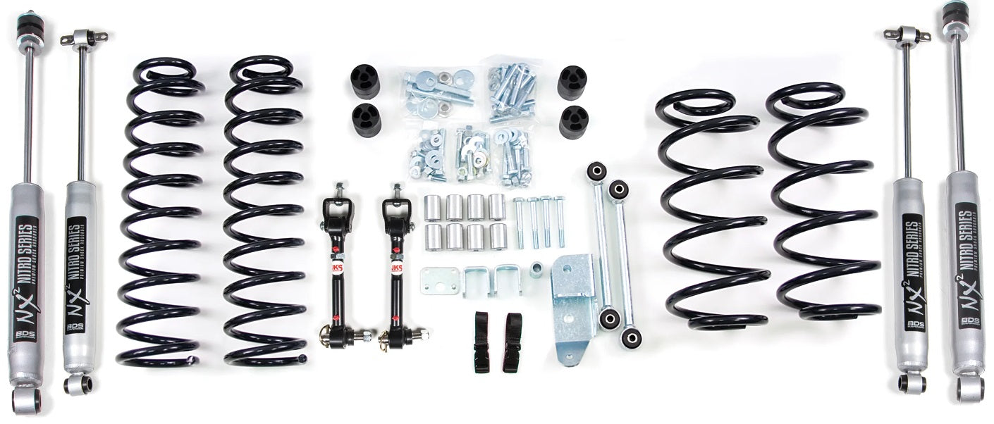 BDS 2003-2006 JEEP WRANGLER TJ RUBICON 3" LIFT KIT,NITRO SHOCKS