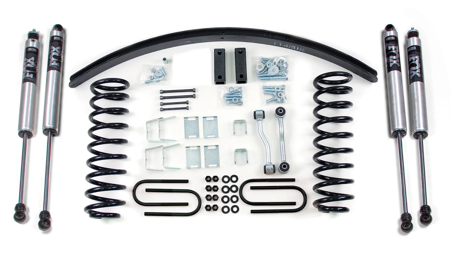 BDS 1984-2001 JEEP CHEROKEE XJ 3" LIFT KIT,FOX SHOCKS,CHRYSLER,BLOCK KIT & ADD