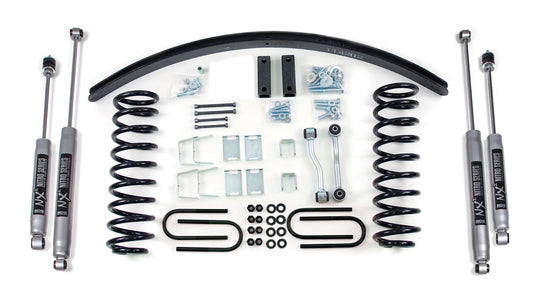 BDS 1984-2001 JEEP CHEROKEE XJ 3" LIFT KIT,NITRO SHOCKS,DANA 35,BLOCK KIT & ADD